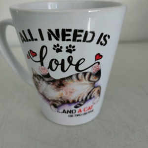 Latte Mug Cat Design